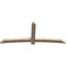 Ekena Millwork Bellingham Smooth Timber Gable Bracket, Douglas Fir, 96"W x 40"H x 3 1/2"D x 5 1/2"F, 10/12 Pitch GBW096X40X0406BEL00SDF - alternate 5